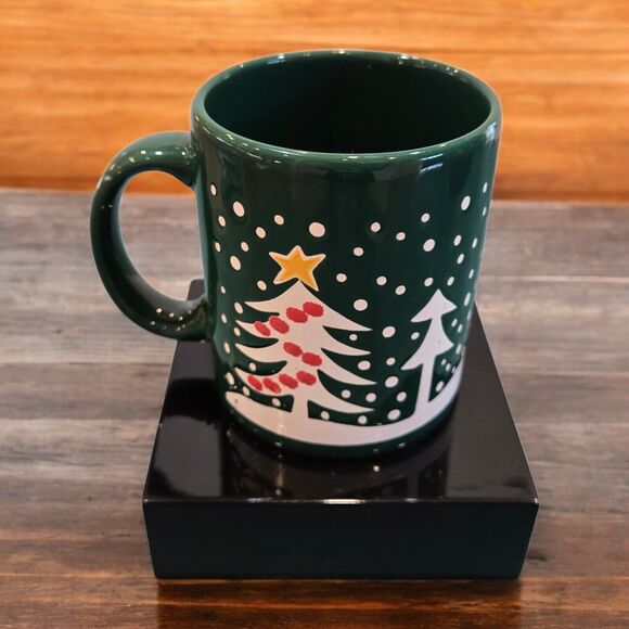 Rare Ornamental Tree Gold Star Waechtersbach Spain GRN Mug & Holiday Red Snowman - Picture 6 of 10